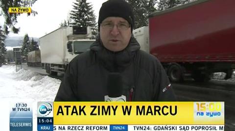 Leszek Kabłak o sytuacji na Zakopiance (TVN24)