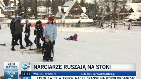 Leszek Kabłak o warunkach narciarskich w górach (TVN24)