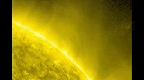 Lovejoy nieopodal Słońca (NASA)