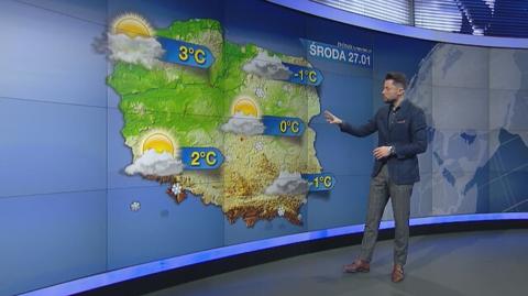 Maciej Dolega o prognozie pogody na środę