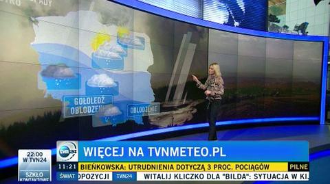 Maja Popielarska wyjaśnia, w których miejscach kraju można spodziewać się oblodzeń