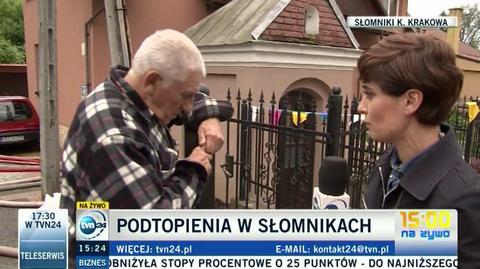Małopolska radzi sobie z podtopieniami (TVN24)