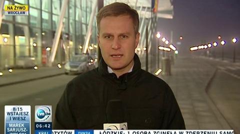 Mgła we Wrocławiu, relacja reportera TVN24 (TVN24)