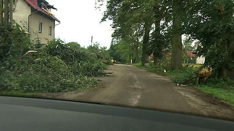 Miejscowość Suszek wyjątkowo ucierpiała z powodu burzy