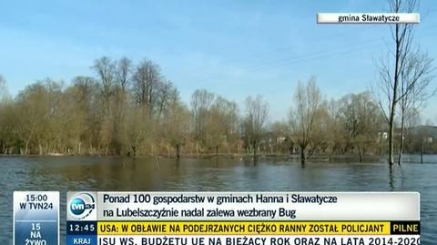 Na Lubelszczyźnie woda powoli opada (TVN24)
