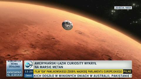 Na Marsie wykryto metan