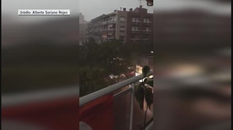 Nagranie z wichury w Hiszpanii