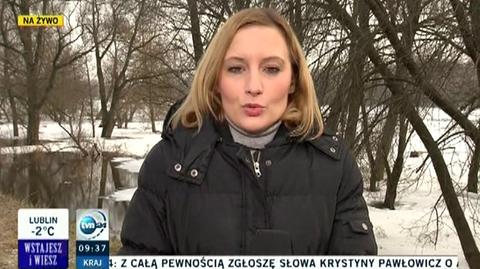 Narew w Pułtusku zaczęła opadać (TVN24)