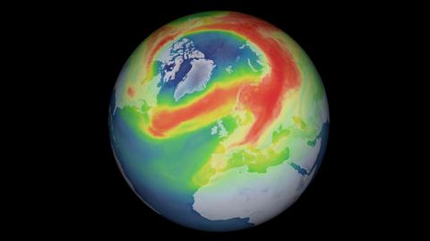 Naukowcy zaobserwowali minidziurę ozonową (wideo częściowo bez dźwięku)