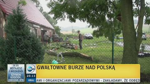 Nawałnice na południowym zachodzie Polski