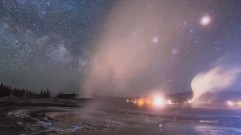 Niezwykły timelapse z Yellowstone