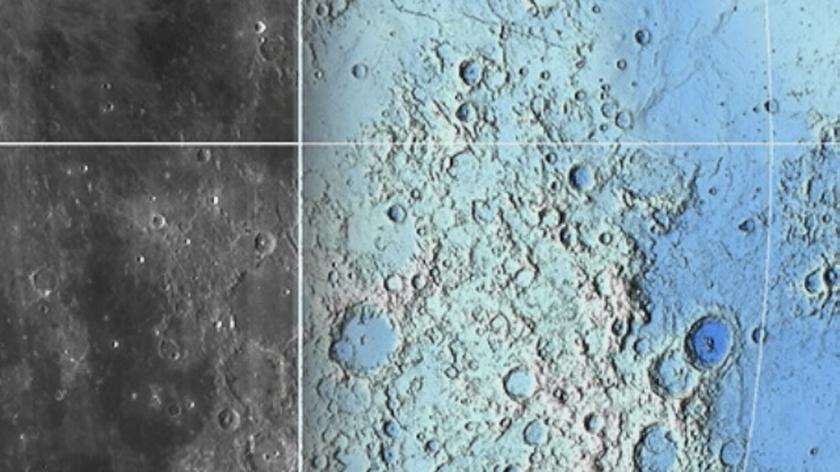 Nowe bardziej dokładne mapy Księżyca