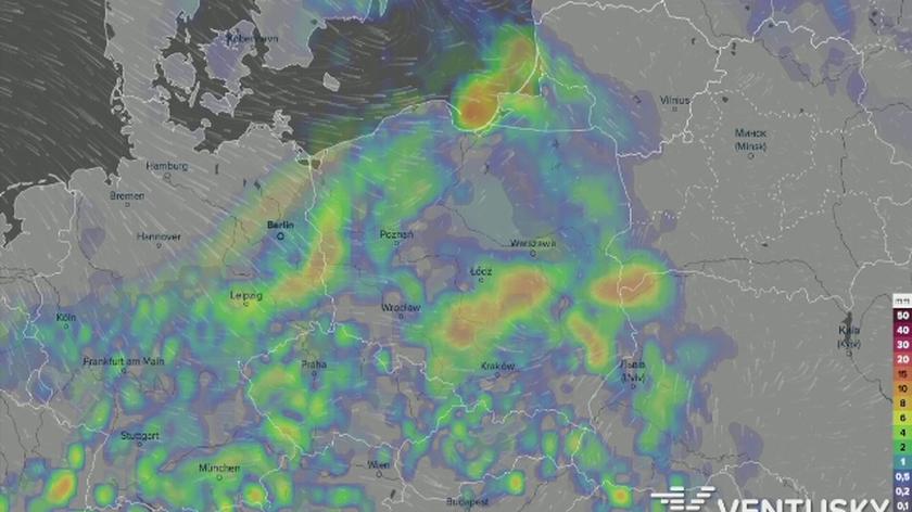 Opady nad Polską w ciągu najbliższych dni
