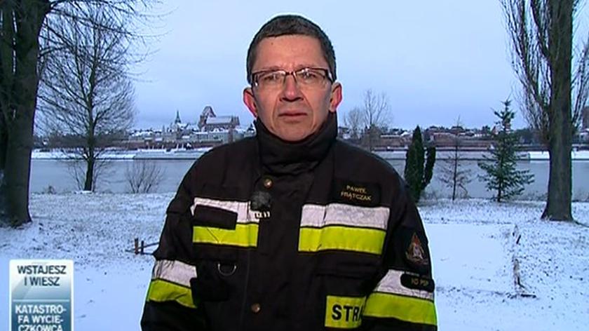 Paweł Frątczak o aktualnej sytuacji nad morzem (TVN24)