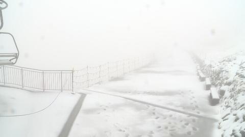 Pierwszy śnieg na Kasprowym Wierchu
