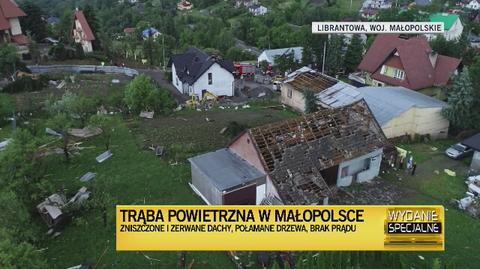 Piotr Żurowski, łowca burz, o trąbie powietrznej w Małopolsce