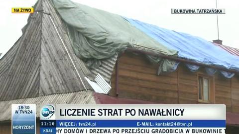 Po nawałnicach w Bukowinie Tatrzańskiej