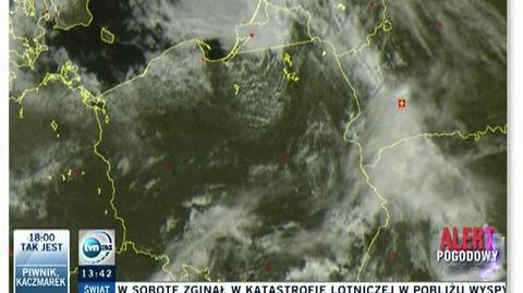 Po południu burzowo na południowym wschodzie (TVN24)