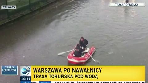 Podtopiona Warszawa (TVN24)