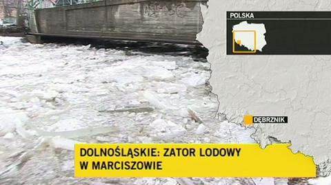 Podtopiony Dębrznik (TVN24)