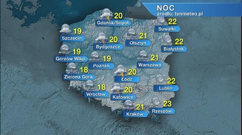 Pogoda na noc 14/15.07