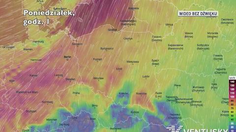 Porywy wiatru w najbliższych dniach 