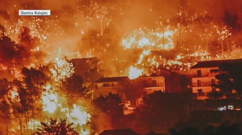 Pożary szaleją w Chorwacji