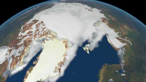Poziom Arktyki rekordowo niski także jesienią (ESA)