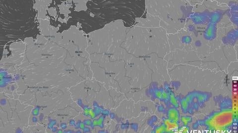 Prognoza opadów na najbliższe dni