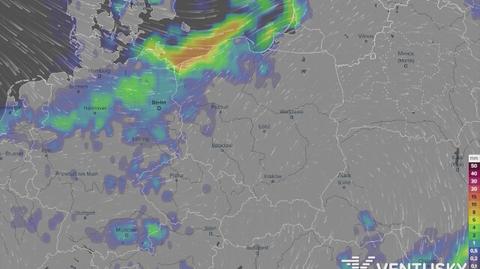 Prognoza opadów na najbliższe dni