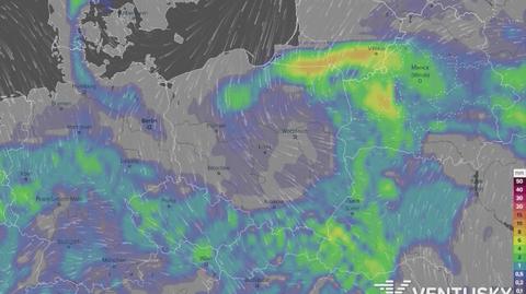 Prognoza opadów na najbliższe dni (ventusky.com)