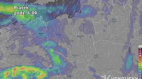 Prognoza opadów na pięć dni (ventusky.com)