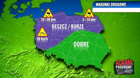 Prognoza pogody dla kierowców na czwartek, 25.08