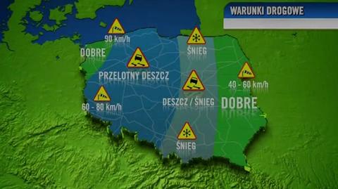 Prognoza pogody dla kierowców na rano 10.12