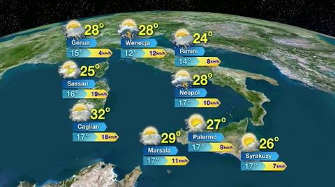 Prognoza pogody dla kurortów europejskich i afrykańskich