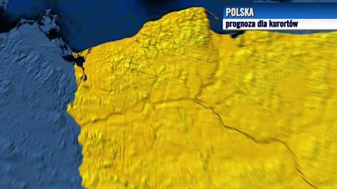 Prognoza pogody dla kurortów polskich 27.07