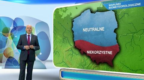 Prognoza pogody dla meteopatów na poniedziałek