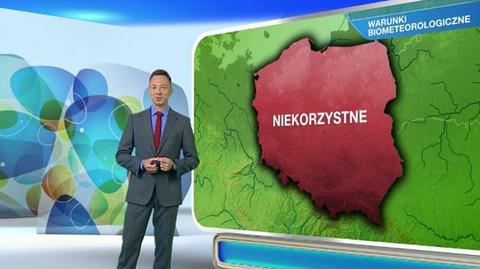 Prognoza pogody dla meteopatów na poniedziałek