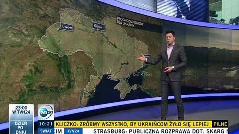 Prognoza pogody dla Ukrainy