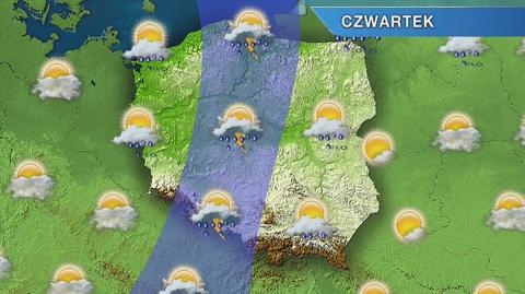 Prognoza pogody na czwartek