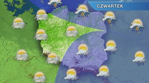 Prognoza pogody na czwartek