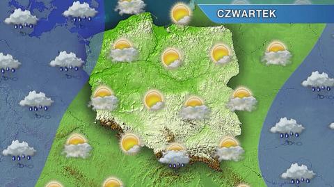 Prognoza pogody na czwartek