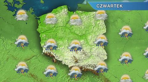 Prognoza pogody na czwartek