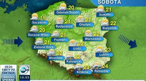 Prognoza pogody na najbliższe dni (TVN24)