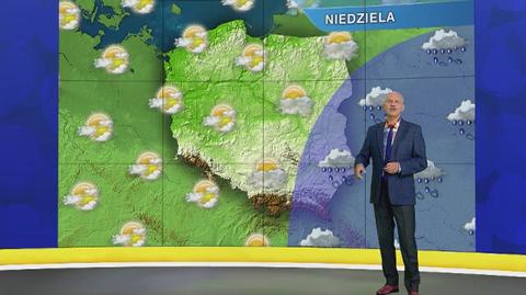 Prognoza pogody na niedzielę