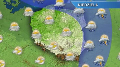 Prognoza pogody na niedzielę