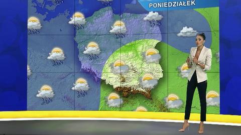 Prognoza pogody na poniedziałek 28.10