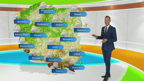 Prognoza pogody na poniedziałek