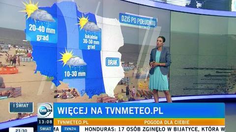 Prognoza pogody na popołudnie w środę