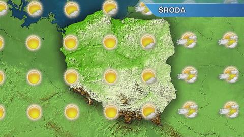 Prognoza pogody na środę 